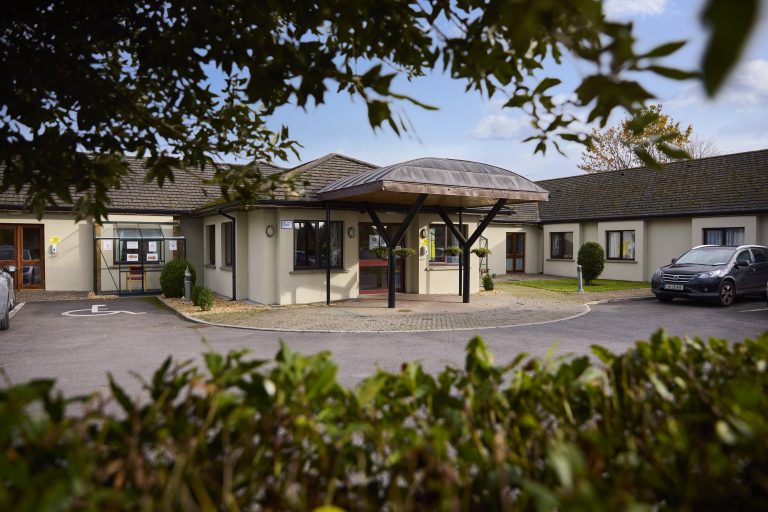 Entrance to Oakdale Nursing Home Portarlington Laois Evergreen Care