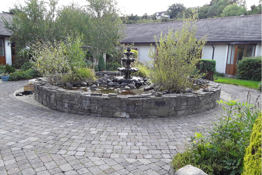View of water feature at Carlingford Nursing Home