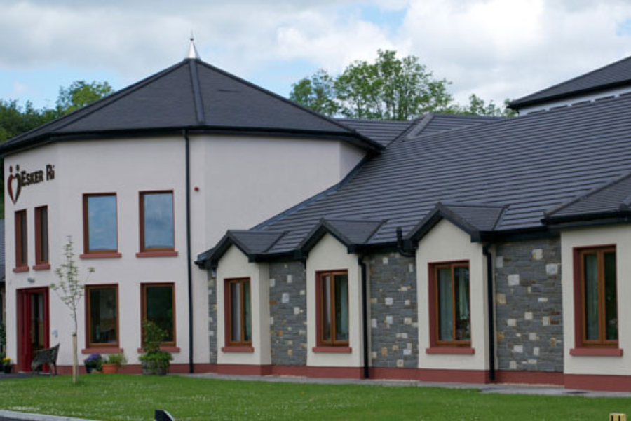 View of exterior of Esker Rí Nursing Home, Clara, Offaly