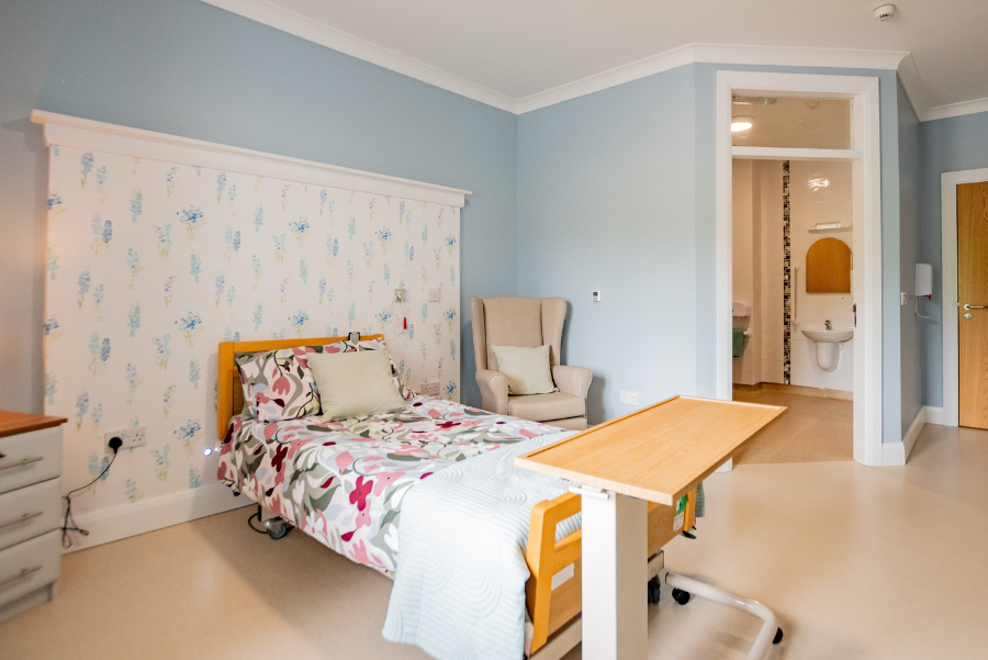 View of Esker Rí Nursing Home Bedroom