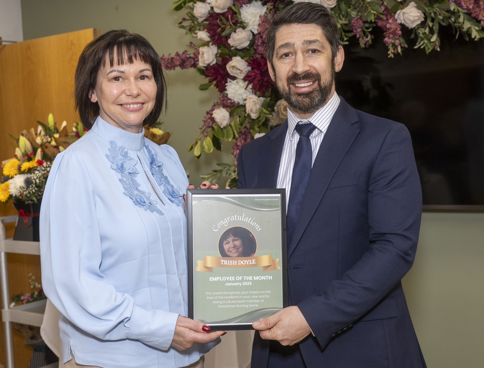 Evergreen Care Employee of the Year Awards 2026 presentation